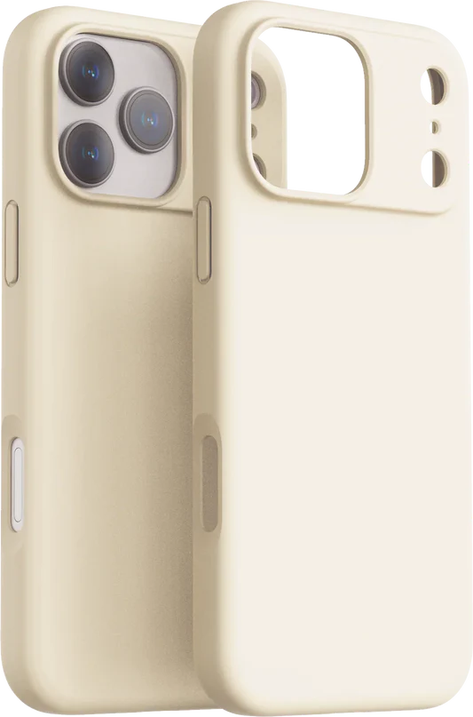 Dviced Silikonska MagSafe maska za iPhone 17 Pro, bež