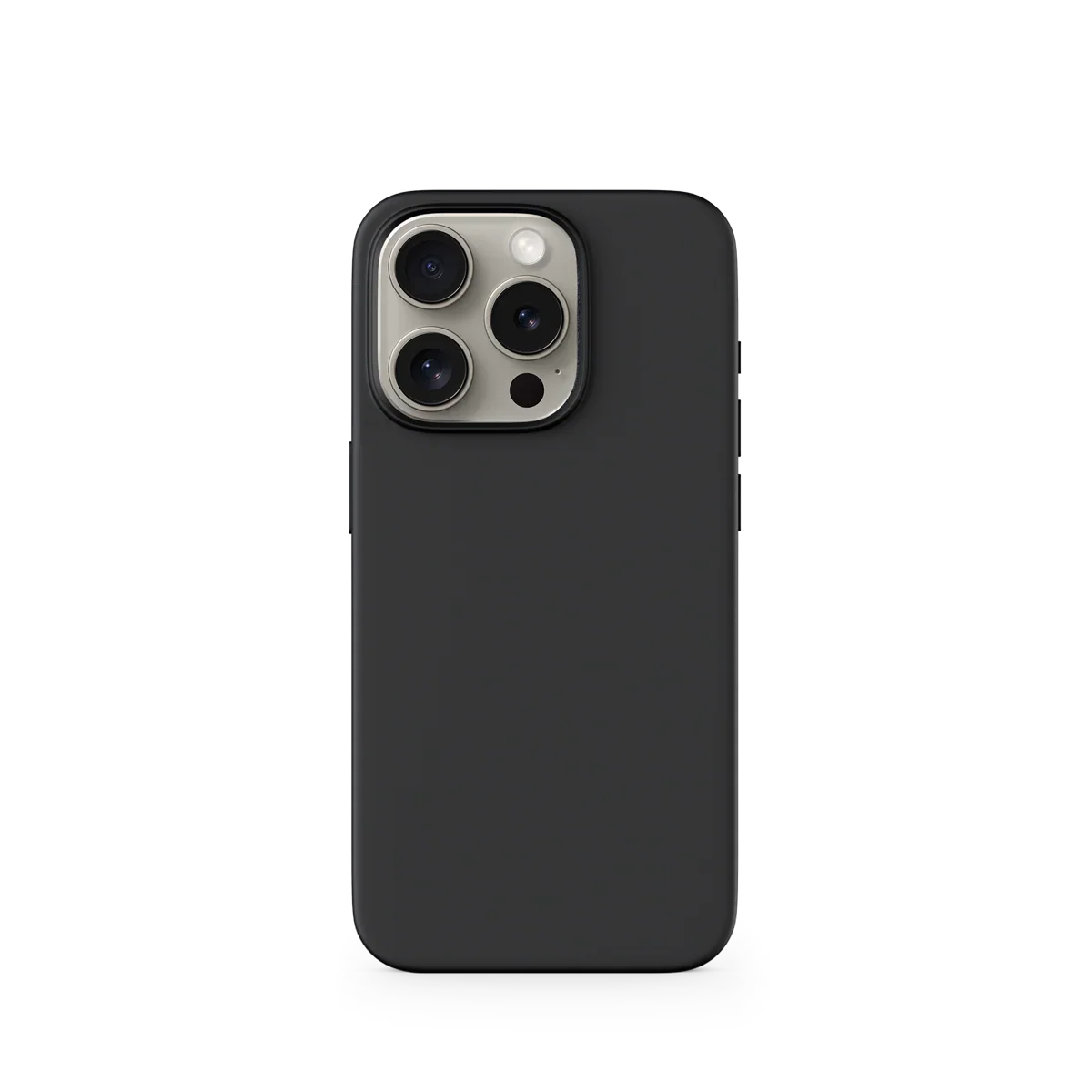 EPICO Mag+ Silicone Case Pro - Black - iPhone 16 Pro  Max