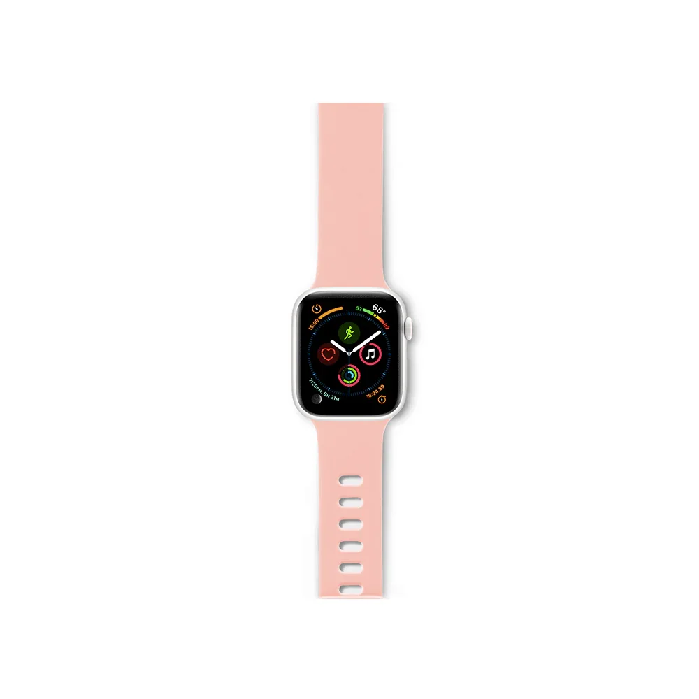 EPICO SILICONE BAND FOR APPLE WATCH 42/44/45 mm - ruzicasta