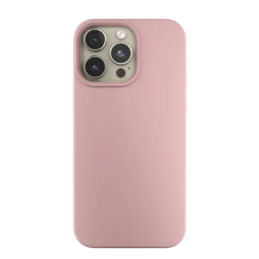 NOA silicone case MagSafe compatible for iPhone 15 Pro | Pink