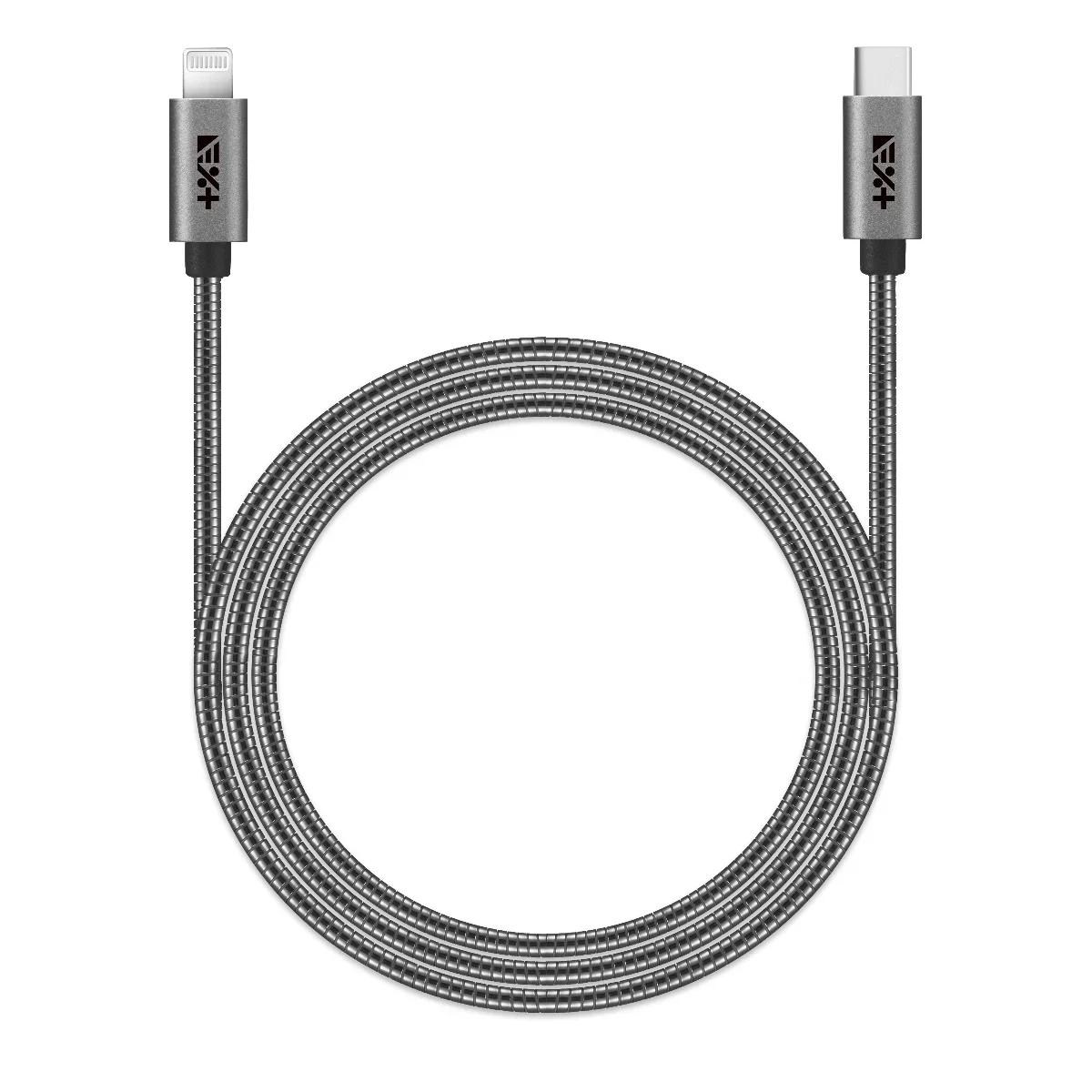 NOA SPACE GRAY USB-C TO LIGHTNING 1,2m METALLIC CABLE