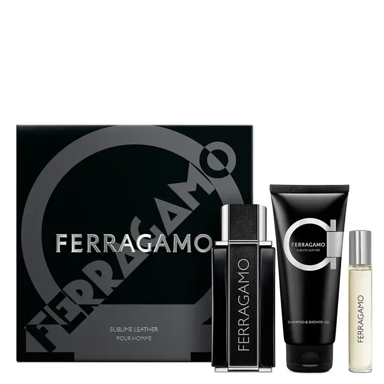 SALVATORE FERRAGAMO Ferragamo Intense Sublime Leather Set (Edp100ml+Shower Gel 100ml+Edp 15ml)26