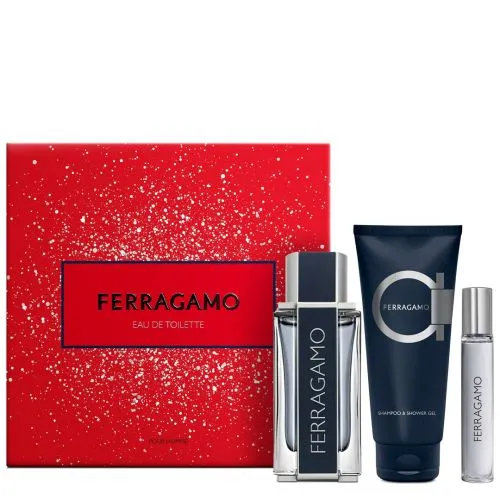 SALVATORE FERRAGAMO Ferragamo Set (Edt 100ml+Shower Gel 100ml+Edt 15ml)25