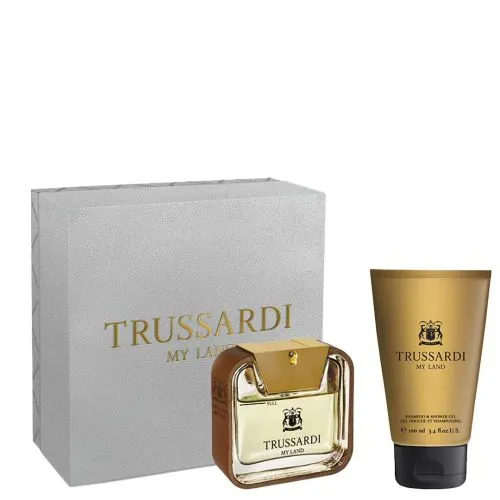 TRUSSARDI My Land Man Set(Edt 50ml+Shower Gel 100ml)24