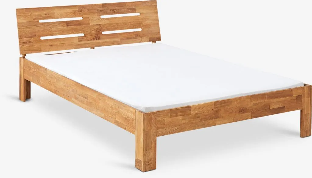 Ram kreveta OLSKER 140x200 natur hrast