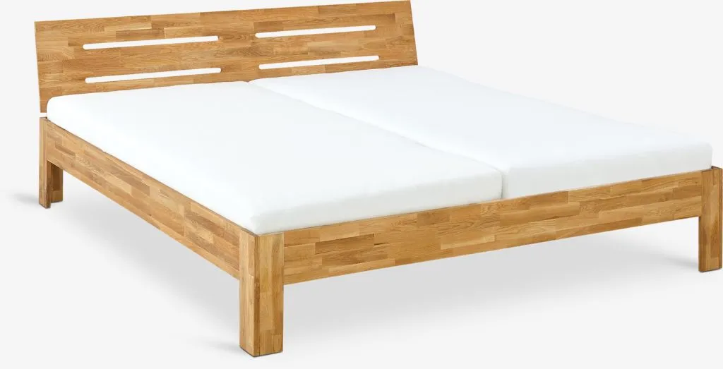 Ram kreveta OLSKER 160x200 natur hrast