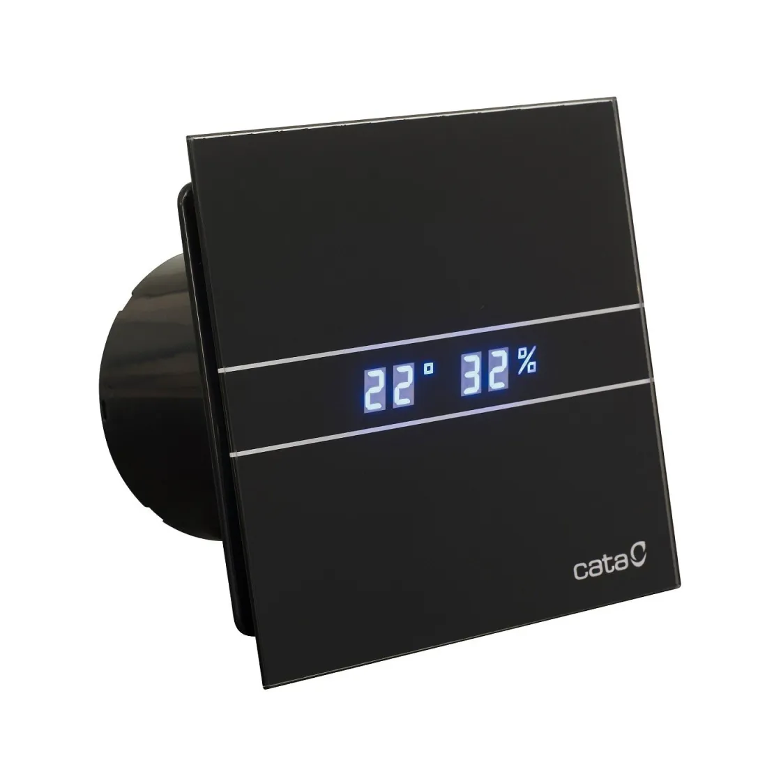 Cata Ventilator E 120 GTH BK timer hygro black Crna
