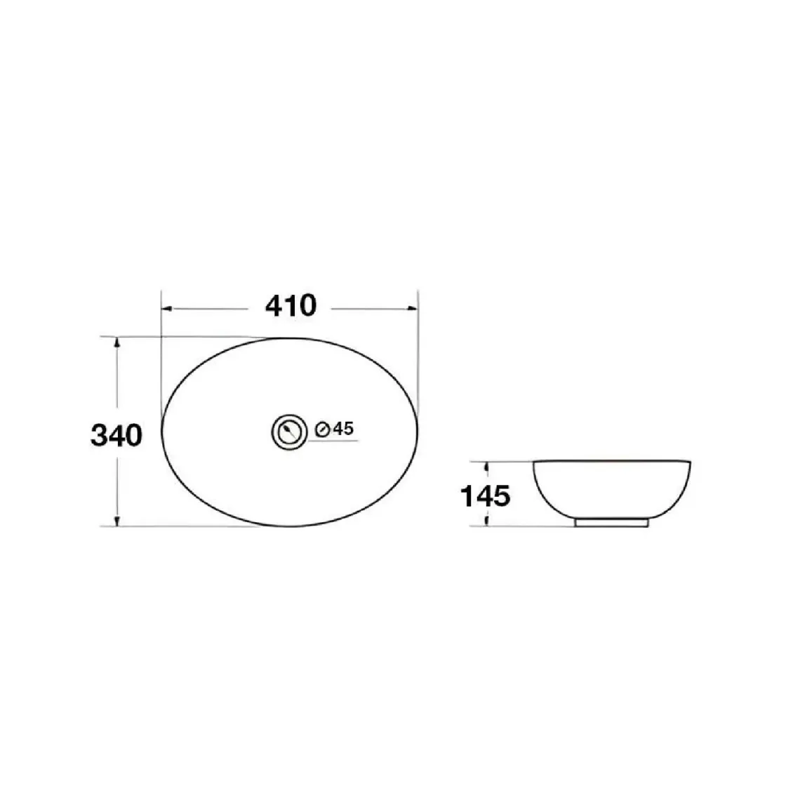 Diplon LAVABO WB6402 Bela