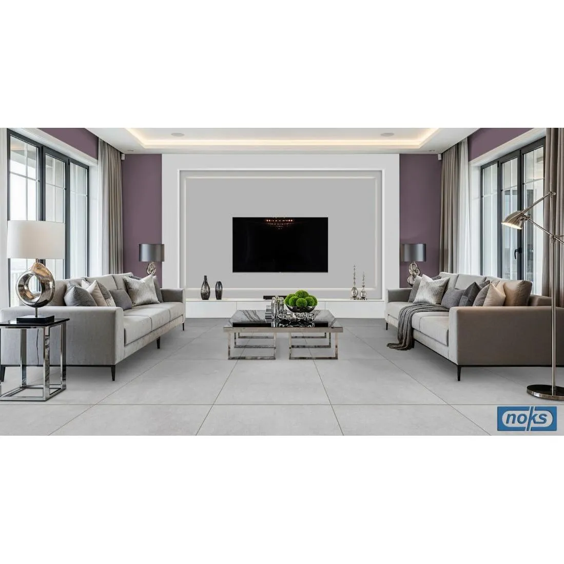 Eden Grey Matt 60x60cm Siva 60x60