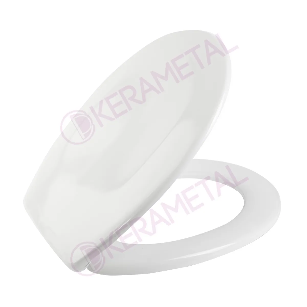 Kerametal WC daska OHAJO C2 INOX Bela