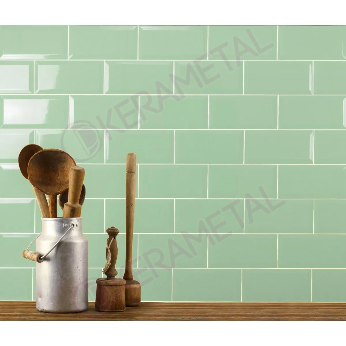 Fabresa Fabresa Biselado DUCK EGG BX 10x20 Zelena