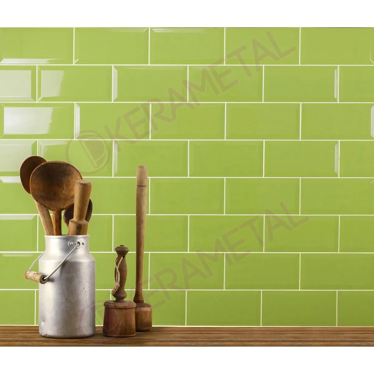 Fabresa Fabresa Biselado PISTACHO BX 10x20 Zelena