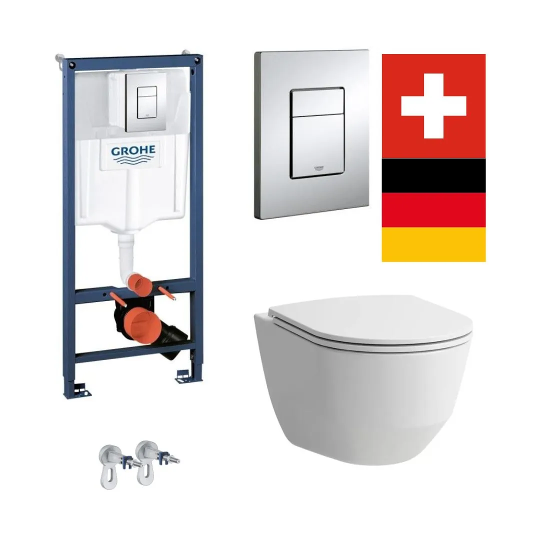 SET Grohe 38772001 I Laufen PRO WC I DASKA PROJECT