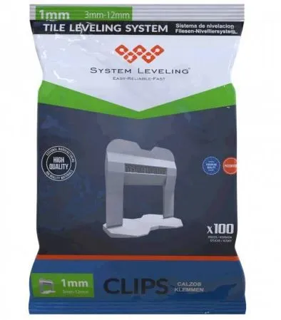System Leveling Spone 1mm - 100kom 1