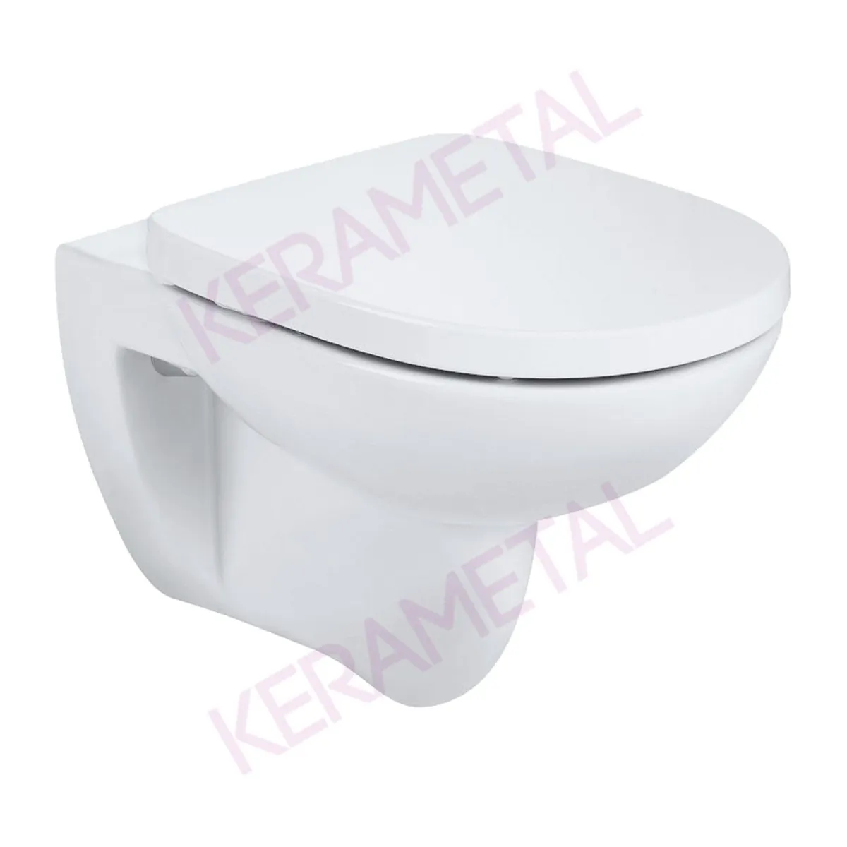 Roca Debba ROUND Rimless konzolna wc šolja Bela