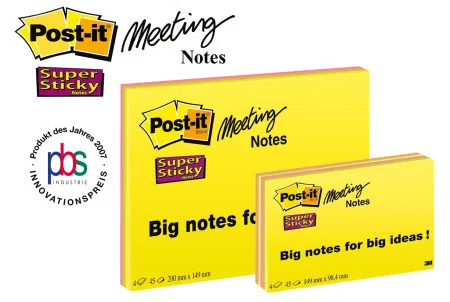 3M Post-it Super Sticky 152 x 101 mm, 4 boje x 45L 6445-4SS EU ( 06PSP01 )