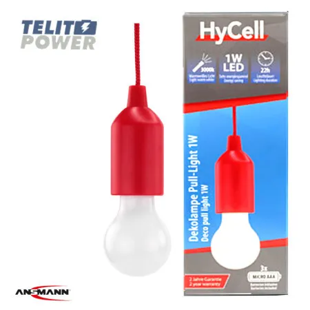Ansmann LED lampa Pull-Light PL1W crvena ( 3409 )