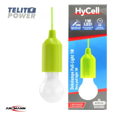 Ansmann LED lampa Pull-Light PL1W zelena ( 3408 )