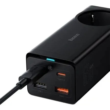 Baseus punjač Gan3Pro 65W AC/2*Usb A/2*Type C + kabl Type C ( 999907 )