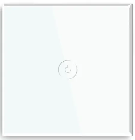 Exeshop 1g1w 300w beli (touch switch) ( ss041 )