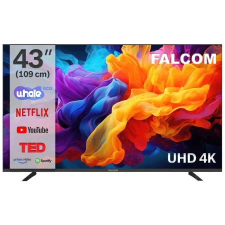 Falcom Televizor Smart LED TV 4K UltraHD 43", Bluetooth ,WiFi - TV-43LTF024SM WOS