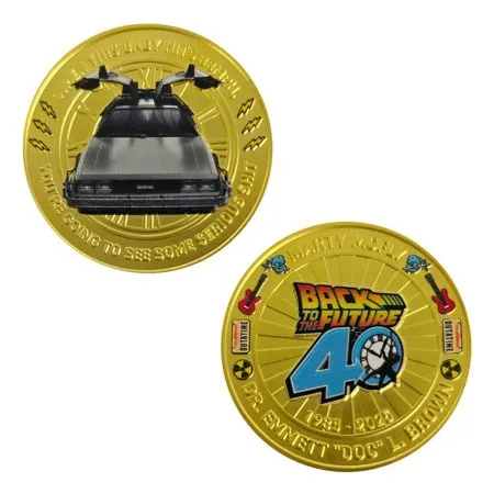 Fanattik Back To The Future - 40th Anniversary Presentation Coin ( 075052 )