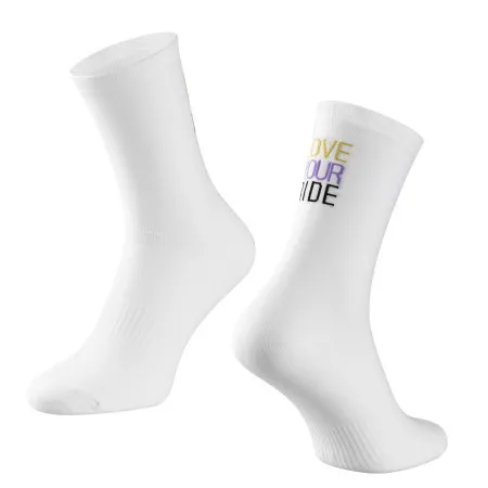 Force čarape force love your ride, bela s-m/36-41 ( 90085809 )