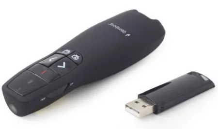 Gembird WP-L-12 Wireless prezenter, laser pointer