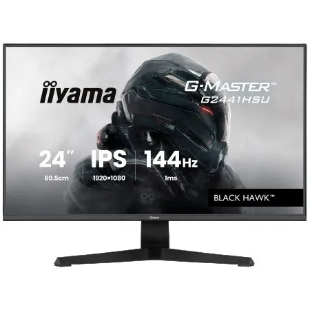 Iiyama 24 inch IPS Gaming G-Master Black Hawk FreeSync 1920x1080 144Hz 300cd/m2 HDMI DisplayPort 1ms MPRT Adaptive Sync Speakers USB 2x 2.0