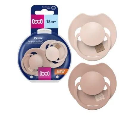 Lovi prime silicone dynamic varalica 18m+ (2kom) - nude/blush 34/407 ( 34/407 )