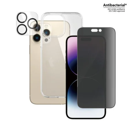 PanzerGlass iPhone 14 pro max bundle (UWF privacy zaštitno staklo, futrola, zaštita za kameru) ( PGB0404+P2786 )