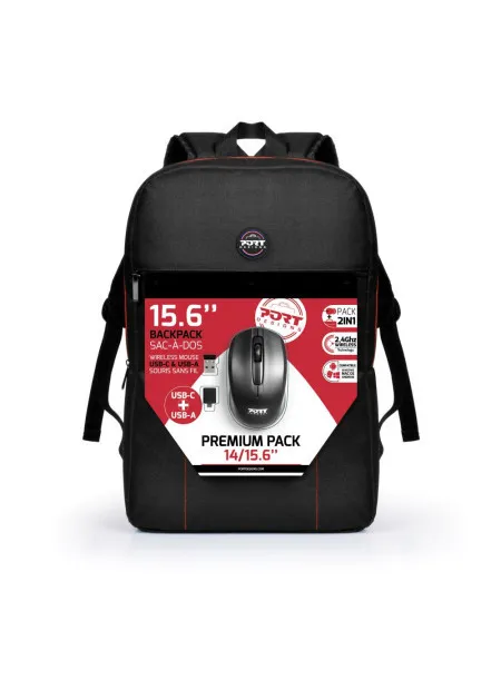 Port Designs Premium BP 14/15.6 + mouse pack