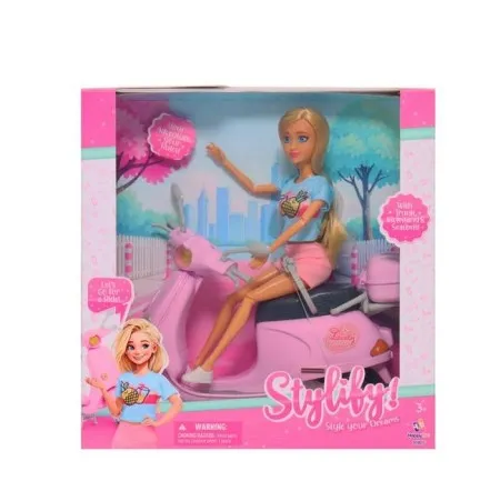 Stylify lutka sa skuterom, 31cm ( A096334 )