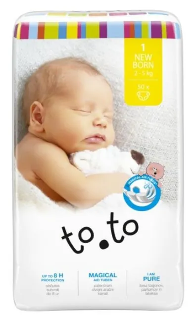 To to dečije pelene 1 new born a50 (6x50) ( A097019 )
