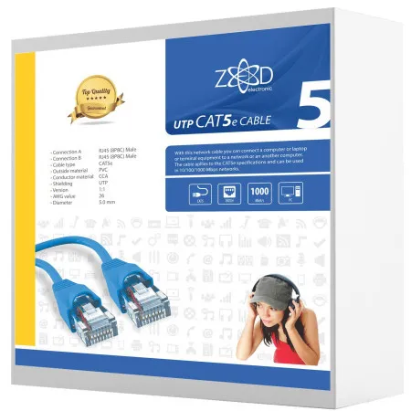 Zed electronic mrežni FTP kabl, CAT5E, 20 met - FTPC/20