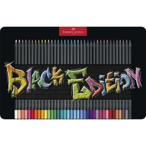 FABER CASTEL drvene bojice 1/36 BLACK EDITION