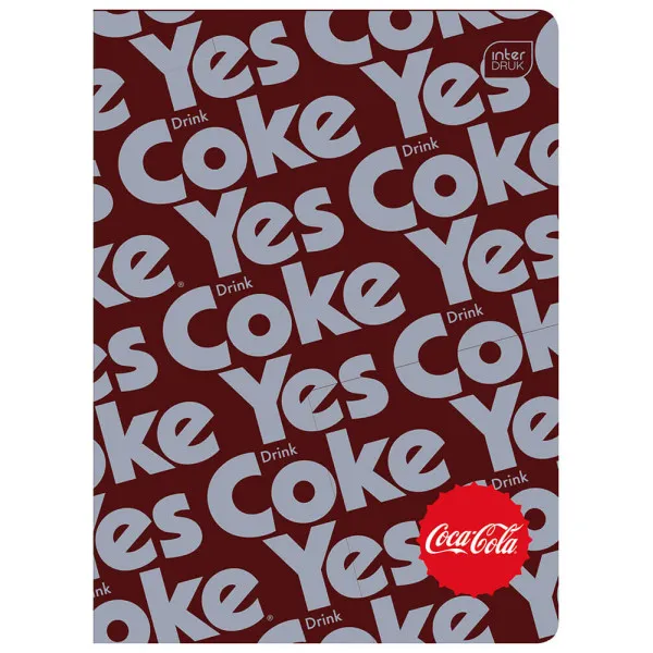 Školska sveska A5 kvadratićI COCA COLA (ČETIRI VRSTE)