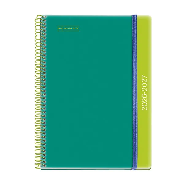 MIQUELRIUS datumirani planer 2027 GREEN LIME