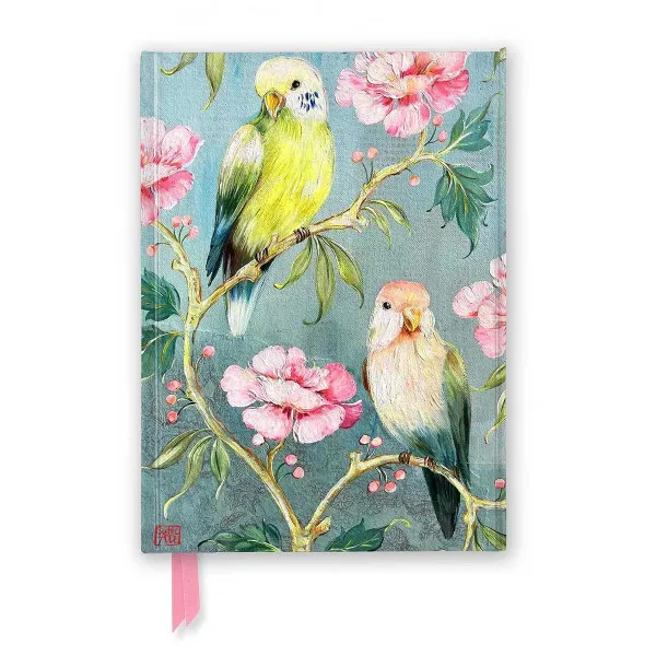 Notes A5 na linije SOPHIE ADDE Two Parakeets