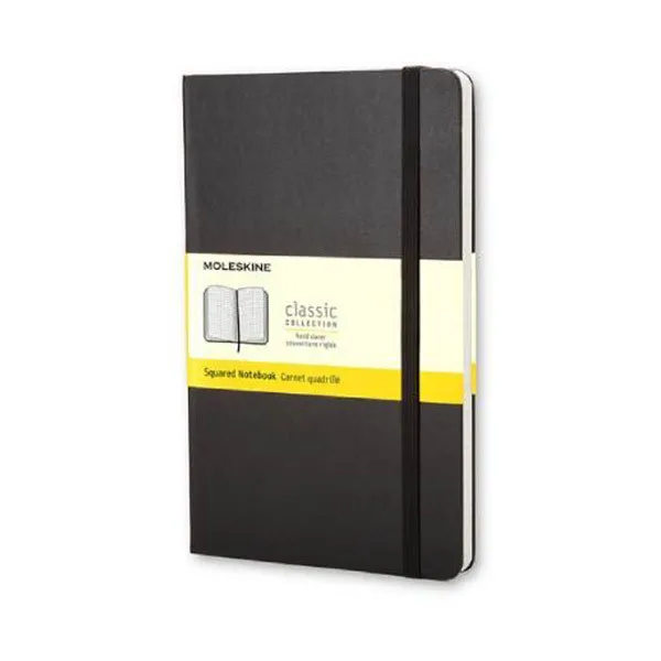 Notes MOLESKINE HARD BLACK  9x14 cm na kvadratiće