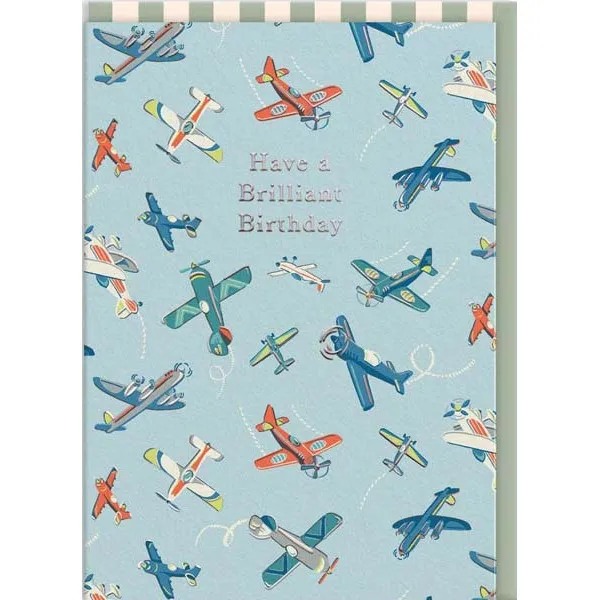 Rođendanska čestitka BRILLIANT PLANES