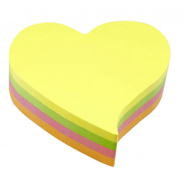 SAMOLEPLJIVI BLOKČIĆI HEART NEW INFO NOTES
