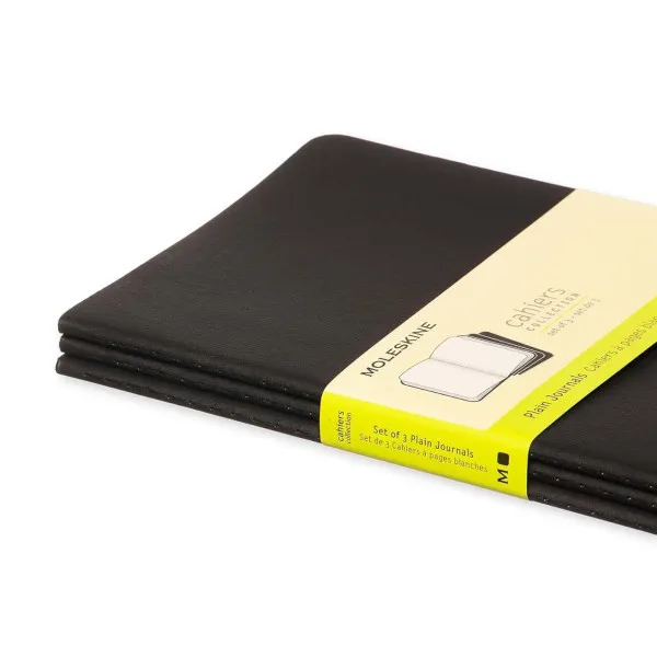 Set A5 notesa MOLESKINE BLACK - prazni listovi