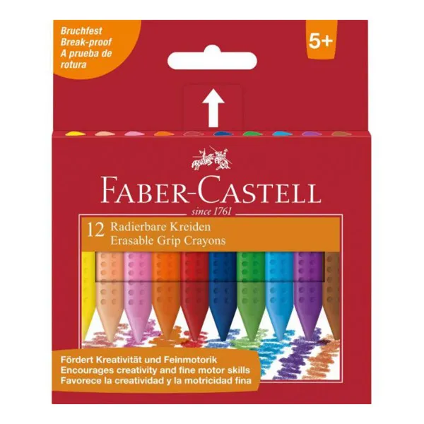 Voštane boje GRIP Faber-Castell 1/12
