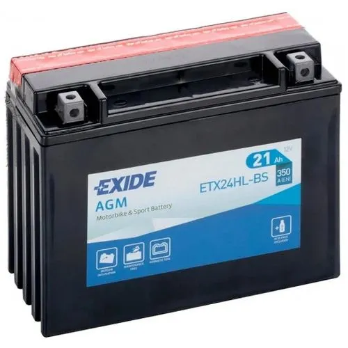 Akumulator za motocikl EXIDE Moto 12V 21Ah D+