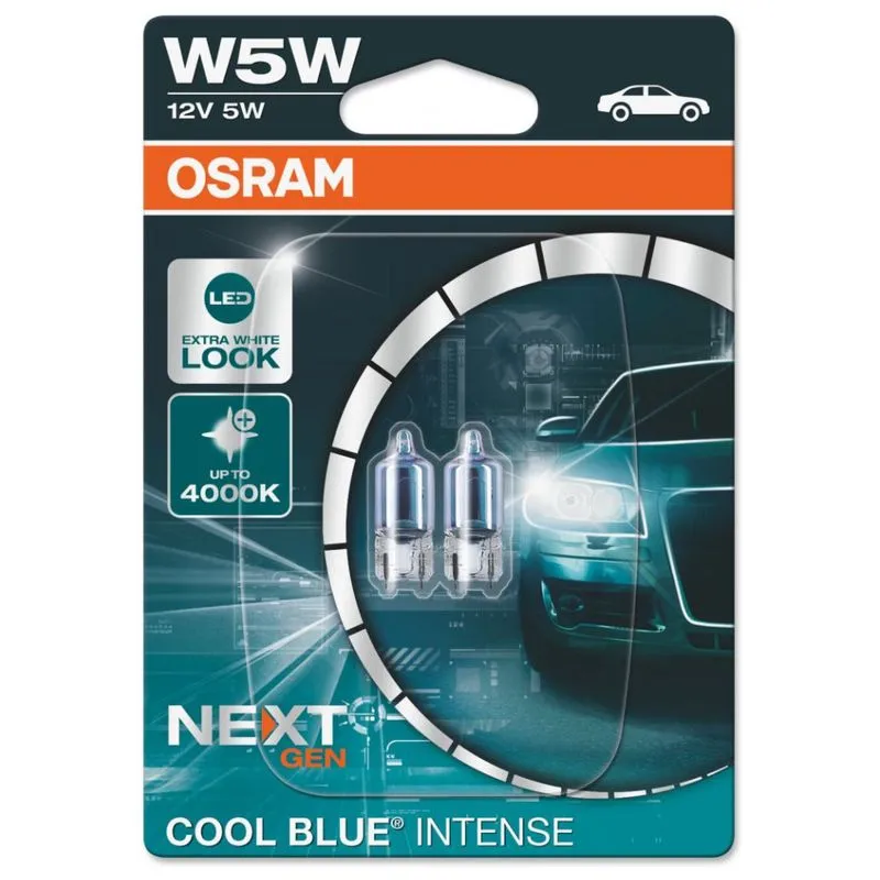 Sijalica 12V W5W ubodna OSRAM Cool Blue Intense - 2 kom.