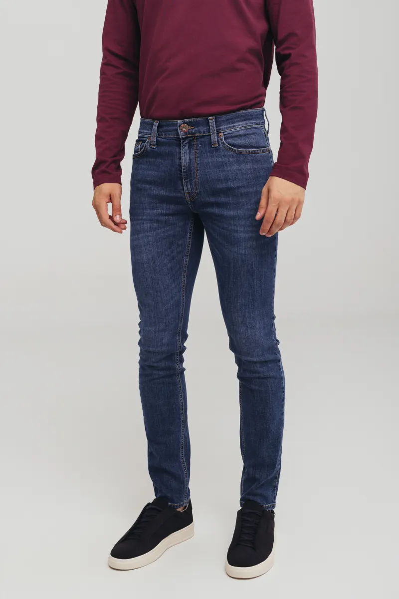Muške skinny farmerke sa niskim strukom-model 113