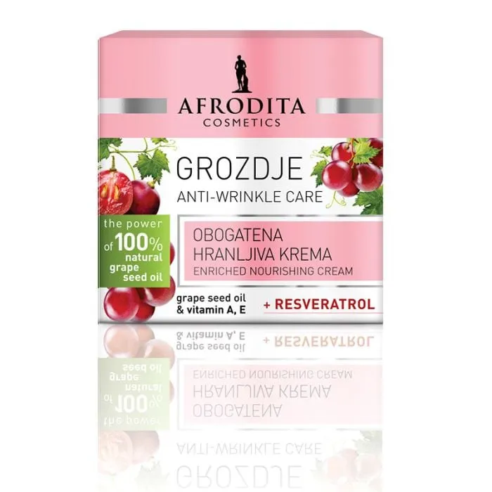 Afrodita Grapes hranljiva krema, 50ml