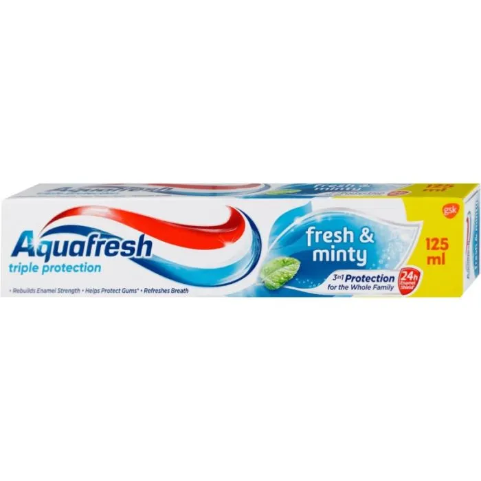 Aquafresh Fresh & Minty pasta za zube Family Size 125 ml