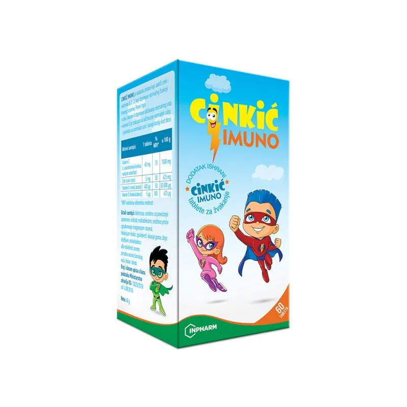 Cinkić imuno tablete za žvakanje A60